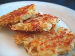 Melt some coconut oil in a pan (about 1t) and swirl to coat. Recipe Traditional Potato Latkes For Chanukah The Three Tomatoes