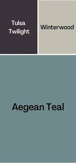 Cool gray paint on the remaining exterior walls provides a neutral backdrop that lets the other colors do the talking. Aegean Teal Benjamin Moore S 2021 Color Of The Year Love Remodeled