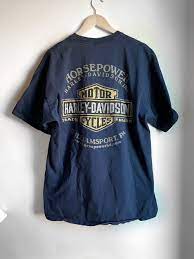 Harley Davidson Thrifted T Shirt Xl Harley Davidson Biker Etsy Harley Davidson Shirt Thrifting Shirts