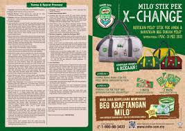Purchase selected milo products, collect point and redeem it for free. Beg Milo 2019