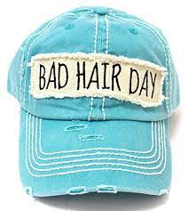 Turquoise Bad Hair Day Embroidery Patch Distressed Cap Https Www Amazon Com Dp B06xjh99qp Ref Cm Sw R Pi Dp X Djhlzbg Vintage Cap Bad Hair Day Bad Hair
