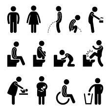 Toilet Man Woman Male Female Restroom Baby Room Mother Etsy Pictogram Toilet Icon Bathroom Symbols