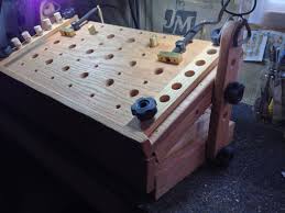 Wood Carving Bench Station Woodcarver Adjustable Table Carved Wooden Spoons Woodworking Table Plans Carving Station Woodworking Projects