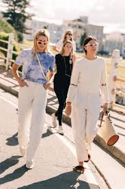 Scared To Wear White Jeans Try These 13 Cream Ivory And Ecru Pairs Instead Vogue Cool Street Fashion Sydney Fashion Week Fashion