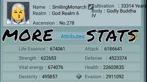 God Realm 6 - MORE STATS - IF - Immortal Taoists - YouTube