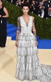 2017 Met Gala Red Carpet Arrivals Ruby Rose 2017 Met Gala Arrivals Red Carpet Dresses Met Gala Celebrity Dresses