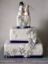 Snowflake Wedding Cake Christmas Wedding Cakes Snowflake Wedding Cake Snowflake Wedding