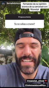 Fernando habla sobre si se lleva con manelyk #manelyk #fernandolozada  #los50telemundo #telemundorealities #telemundo