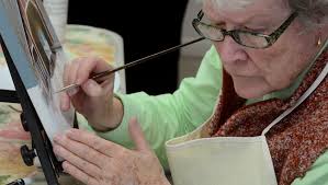 Painting class at the Northville Art House