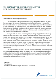 Just Click On This Link To Get Uk Character Reference Letter For Immigration Purposes H Reference Letter Writing A Reference Letter Employment Reference Letter