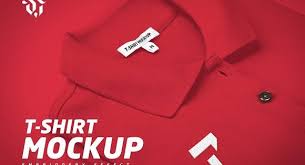 Embroidered Polo T Shirt Mockup Shirt Mockup Tshirt Mockup Embroidered Tshirt