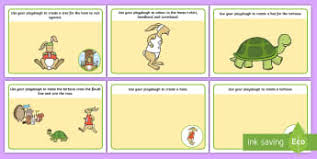 The account of a race between unequal partners has attracted conflicting interpretations. The Tortoise And The Hare Colouring Sheets Teacher Made