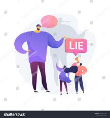Deceitful Man Telling Lies People Megaphone | People, Abstract ...