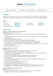 loan manager resume sample resumekraft