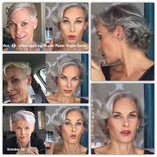 Monique Parent Grey Hair Inspiration Top 10 Hair Styles Silver Haired Beauties