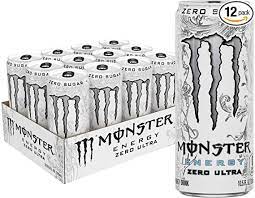 Monster energy zero ultra sugar free energy drink 12pk. Amazon Com Monster Energy Zero Ultra Sugar Free Energy Drink 10 5 Ounce Pack Of 12 Grocery Gourmet Food