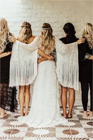 Hailey Merritte Palm Springs Wedding Bohemian Chic Weddings Bridal Party Attire