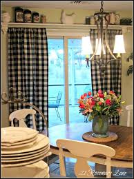 Kitchen curtains for less, at your doorstep faster than ever! 21 Rosemary Lane Kitchen Patio Doors Farmhouse Dining Room Farmhouse Dining