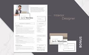 Jack Martins Interior Designer Resume Template Resume Interior Martins Jack Resume Design Template Resume Design Resume Template