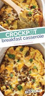 Crockpot Breakfast Casserole Recipe Breakfast Crockpot Recipes Crockpot Breakfast Crockpot Breakfast Casserole