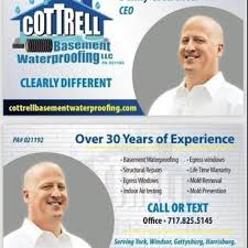 COTTRELL BASEMENT WATERPROOFING
