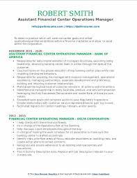 This assistant director job description template is optimized for posting on online job boards or careers pages and easy to customize for your company. Financial Center Operations Manager Resume Samples Qwikresume