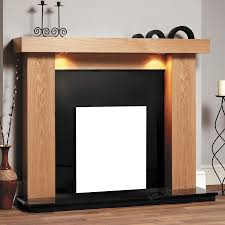 Ratings, based on 2 reviews. Kensington Electric Fireplace Set In Clear Oak Low Cost Fireplaces