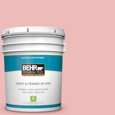 Behr Premium Plus 5 Gal Home Decorators Collection Hdc Ct 09 Bridal Bouquet Satin Enamel Low Odor Interior Paint Primer 705005 Interior Paint Behr Patio Flooring