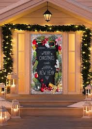 Merry Christmas And Happy New Year Door Decoration Christmas Etsy Christmas Door Decorations Christmas Door Decorating Contest Merry Christmas And Happy New Year