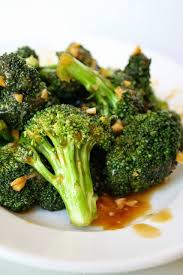 Broccoli With Asian Garlic Sauce Recette Recette Brocolis Recette Asiatique Et Sauces Asiatiques