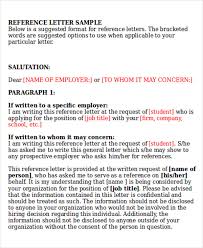 Review the sample reference letters here—including professional references, academic references, personal references, and letters asking for a recommendation—to help you write your own. Free 38 Reference Letter Samples In Pdf Ms Word Pages Google Docs