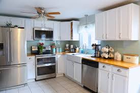 The standard height of the ceiling on the second floor has also changed to 8 or 9 feet tall. Adding Crown Molding To Your Kitchen Cabinets Weekend Craft