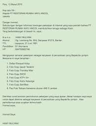 Dalam artian, poin penilaian hrd. Surat Lamaran Kerja Cafe Kita