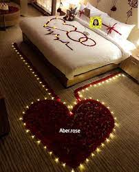 Pin By Asmaa Salama On Romance Romantic Bedroom Decor Valentine Bedroom Decor Romantic Room Decoration