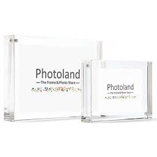 The aspect ratio of the photo print is 2 by 3, suitable for photos taken on majority of digital cameras. Clear Acrylic Frame 4x6 10x15cm Double Sided Bordered