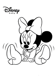 Baby Minnie Disegni Da Colorare Gratis Pagine Da Colorare Disney Disegni Da Colorare Libri Da Colorare