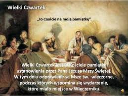 Od wielkiego czwartku kościół rozpoczyna obchody triduum paschalnego, w czasie którego będzie wspominać mękę, śmierć i zmartwychwstanie jezusa chrystusa. Gify Wielki Czwartek Gify I Obrazki Na Gifyagusi Pl