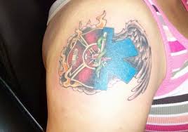 Maltese Cross Star Of Life Tattoos Tattoo Store Fire Fighter Tattoos