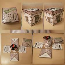 Explosionsbox Zum Thema Kaffee Explosionsbox Gutschein Basteln Geschenke