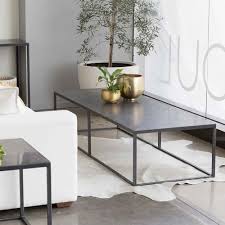 Indoor concrete table close up. Stanfield Sofa Soul