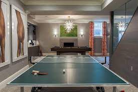 Top 5 outdoor ping pong tables. Basement Game Room Ping Pong Table Design Ideas