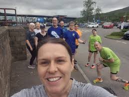 A lovely run around the valley tonight with a few hills 😰 Well done  everyone 🖤🧡