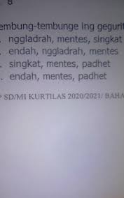 Bisa nyenyubur semangat paseduluran lan solidharitas. Wujude Geguritan Yaiku Yaiku