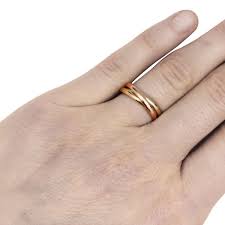 Bague cartier love 6 diamants en or jaune et diamants $ 3 940. Bague Cartier Trinity 3 Ors Xs