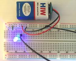 The light energy is produced by the recombination of electrons and holes at the junction. Simple Led Circuit Diagram