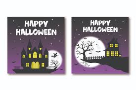 Download Halloween Night Backdrop Design Vector Graphic By Vdashstudio Creative Fabrica SVG Cut Files