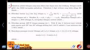Sore ini, di post pertama tahun 2016 saya bagikan link download soal dan pembahasan olimpiade sains kabupaten (osk) bidang matematika ti. Pembahasan Olimpiade Matematika Sma Osk 2016 Youtube