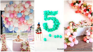 The only limit is your creative here are some ideas: 35 Simply Splendid Diy Balloon Decorations For Your Celebration