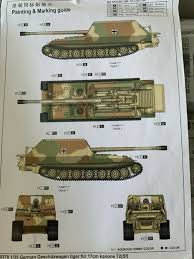 It would have been able to carry either the 17cm kanone k72 (sf) or the short barrelled 21cm mörser 18/1 which had the same mounting. 1 35 German Geschutzwagen Tiger Fur 17 Cm Kanone 72 Sf Trumpeter 00378 Eur 58 00 Picclick De