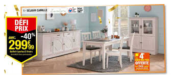 Il donne le côté convivial et original à la pièce et participe pleinement à la décoration de nos intérieurs. Offre Sejour Camille Zandiara Buffet 4 Portes 2 Tiroirs Chez But